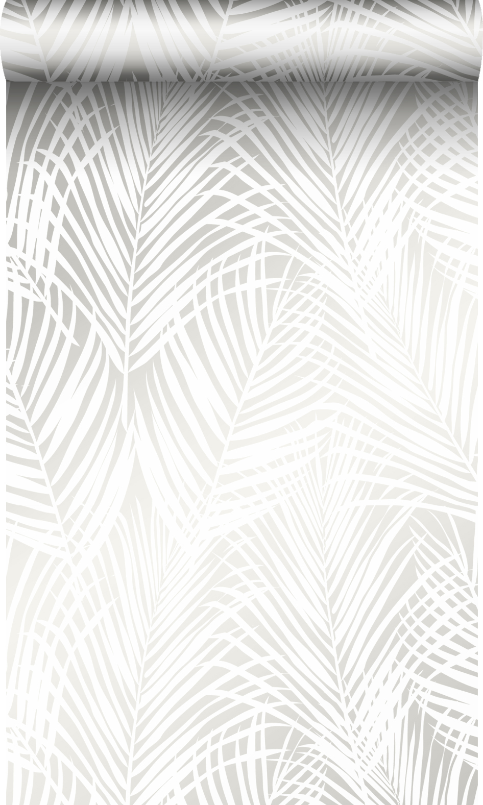Origin papel de parede folhas de palmeira branco 53 cm x 10.05 m