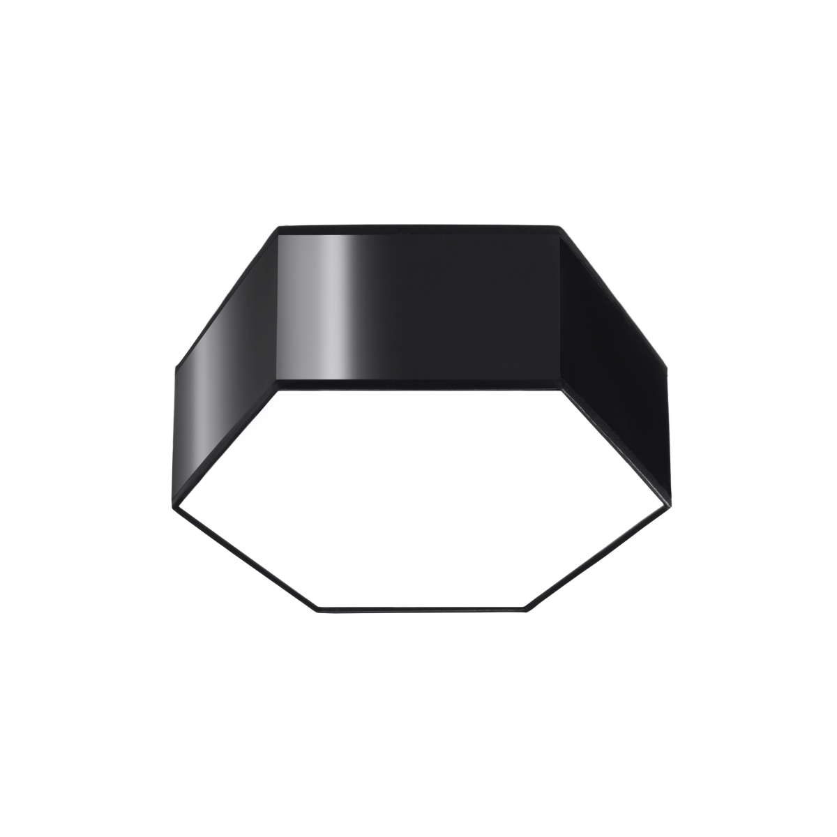 Lámpara de techo sunde 2 negro cloruro de polivinilo 30.5x11.5x26.5cm