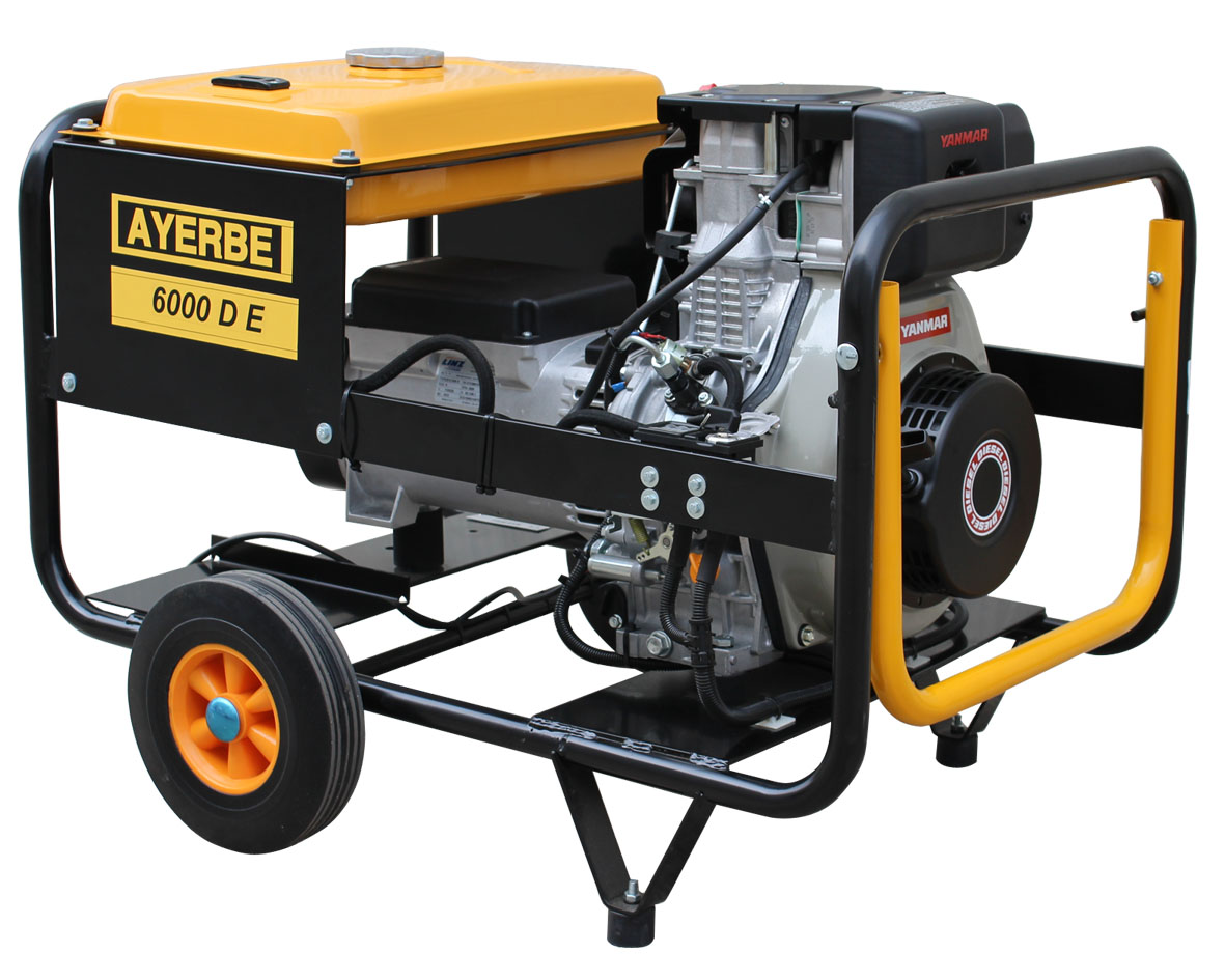 Ayerbe - 5418570 - 6000 mn gerador a diesel com partida elétrica