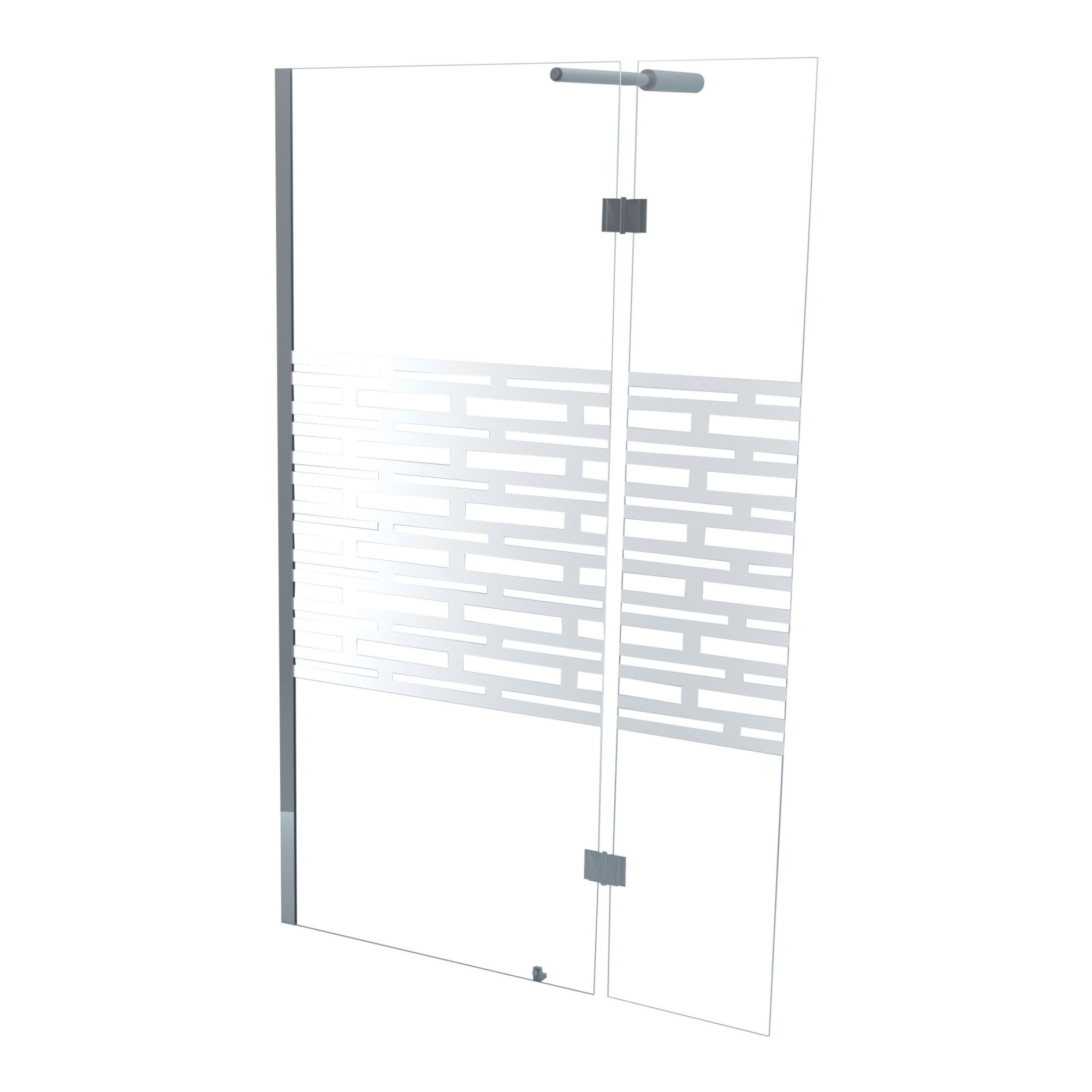 Ondee - painel de duche movível cariba - 2 painéis - 90x210cm