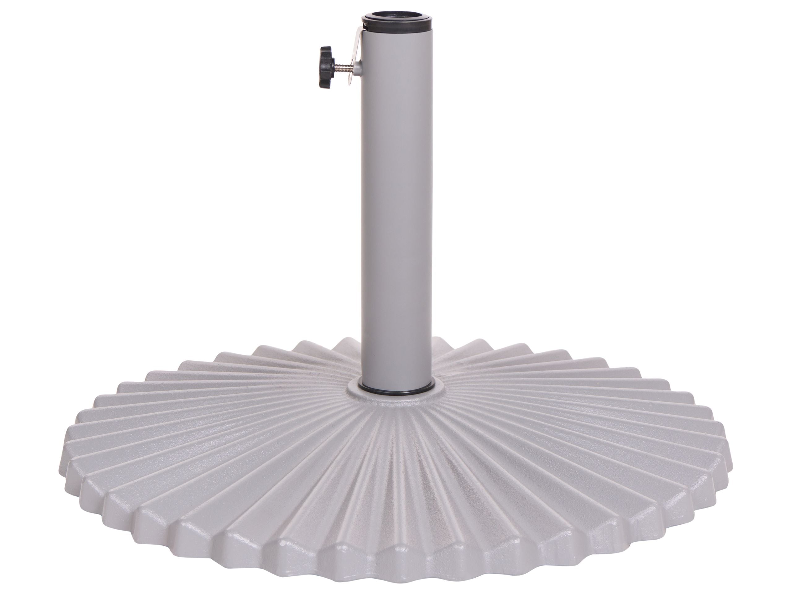 Base para guarda-sol carezza redonda cinzento 21 kg
