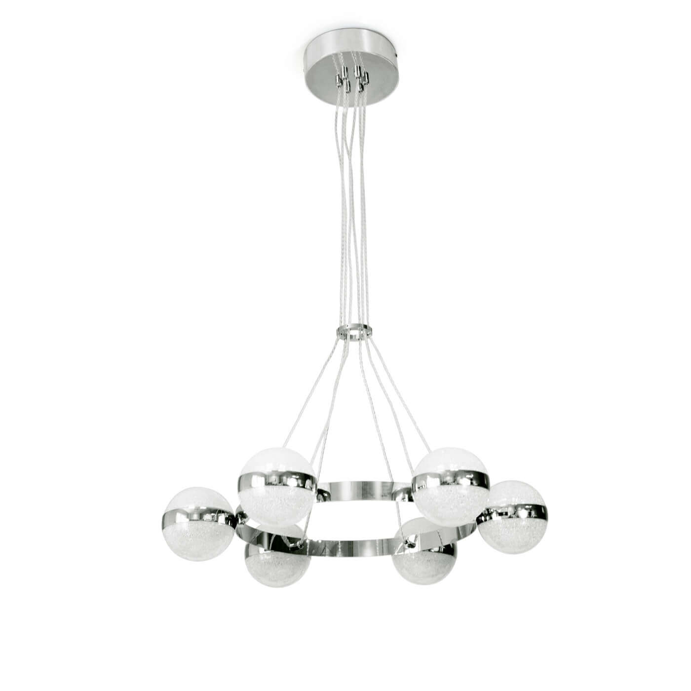 Candeeiro suspenso LED constellation iv - 8 w - 4200k -cromo-metal-azabak