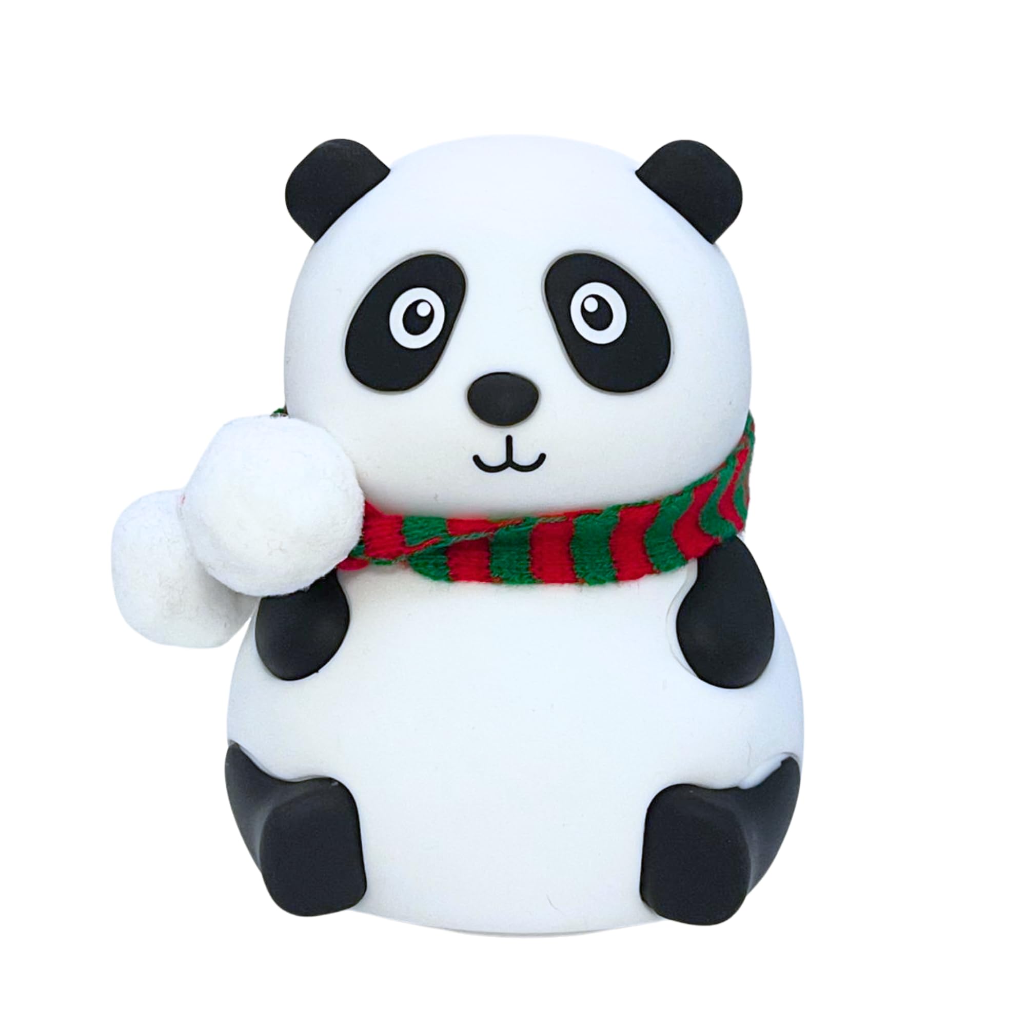 Luz noturna LED rgb panda bear, usb. Luminária silicone macio, de toque.