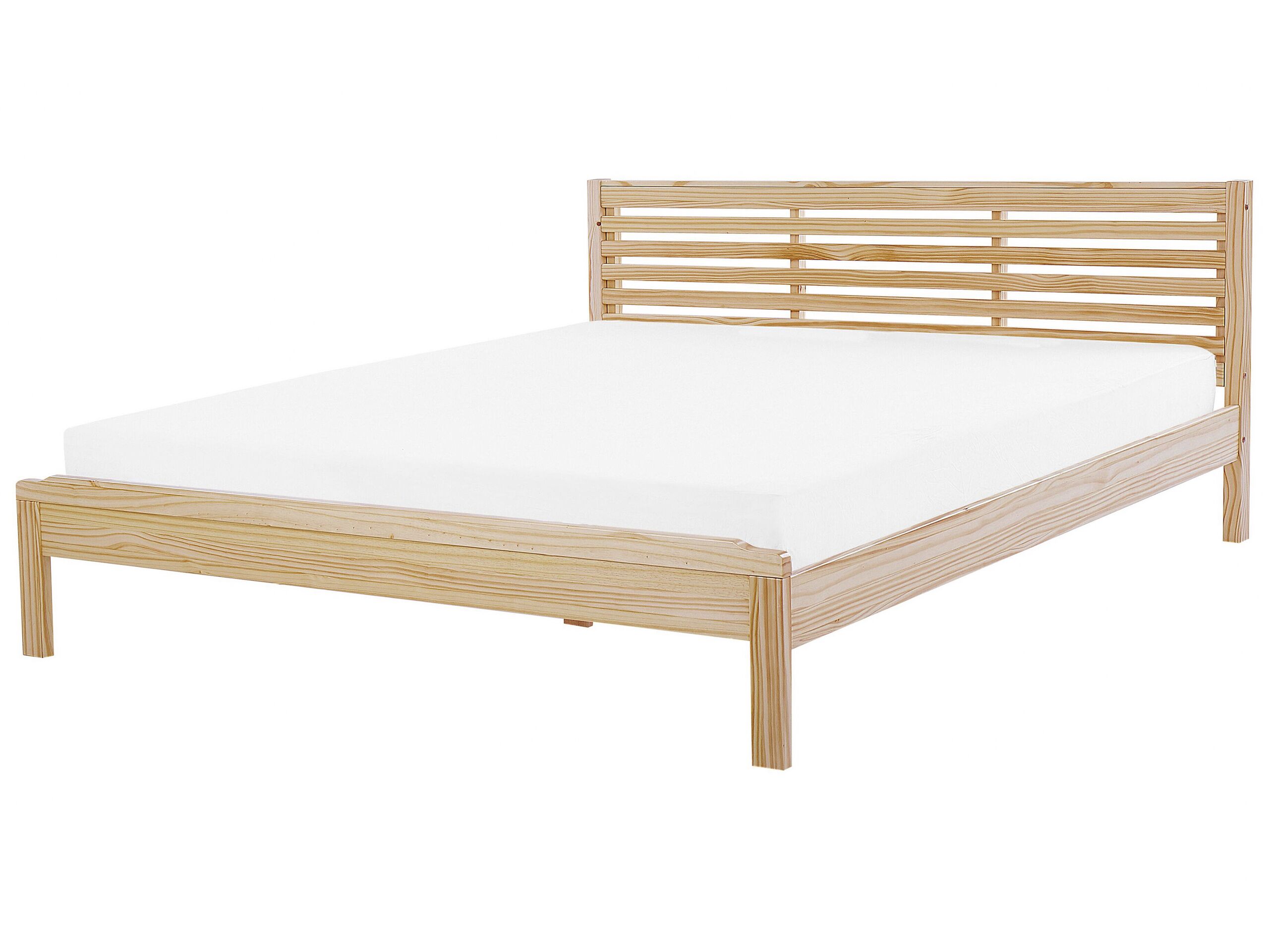 Cama madeira de pinho carnac 180 x 200 cm castanho claro
