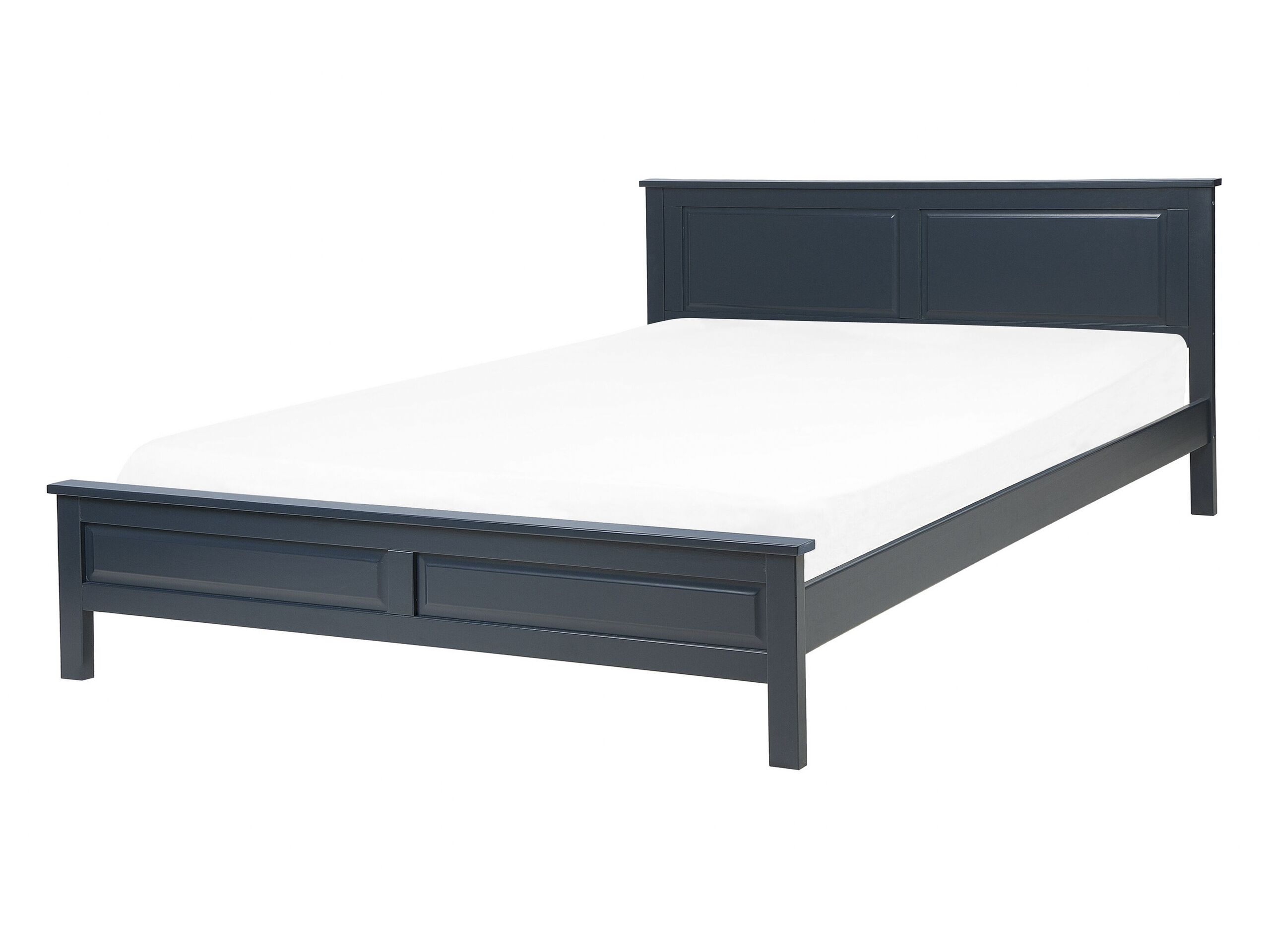 Cama madeira de pinho olivet 140 x 200 cm azul escuro