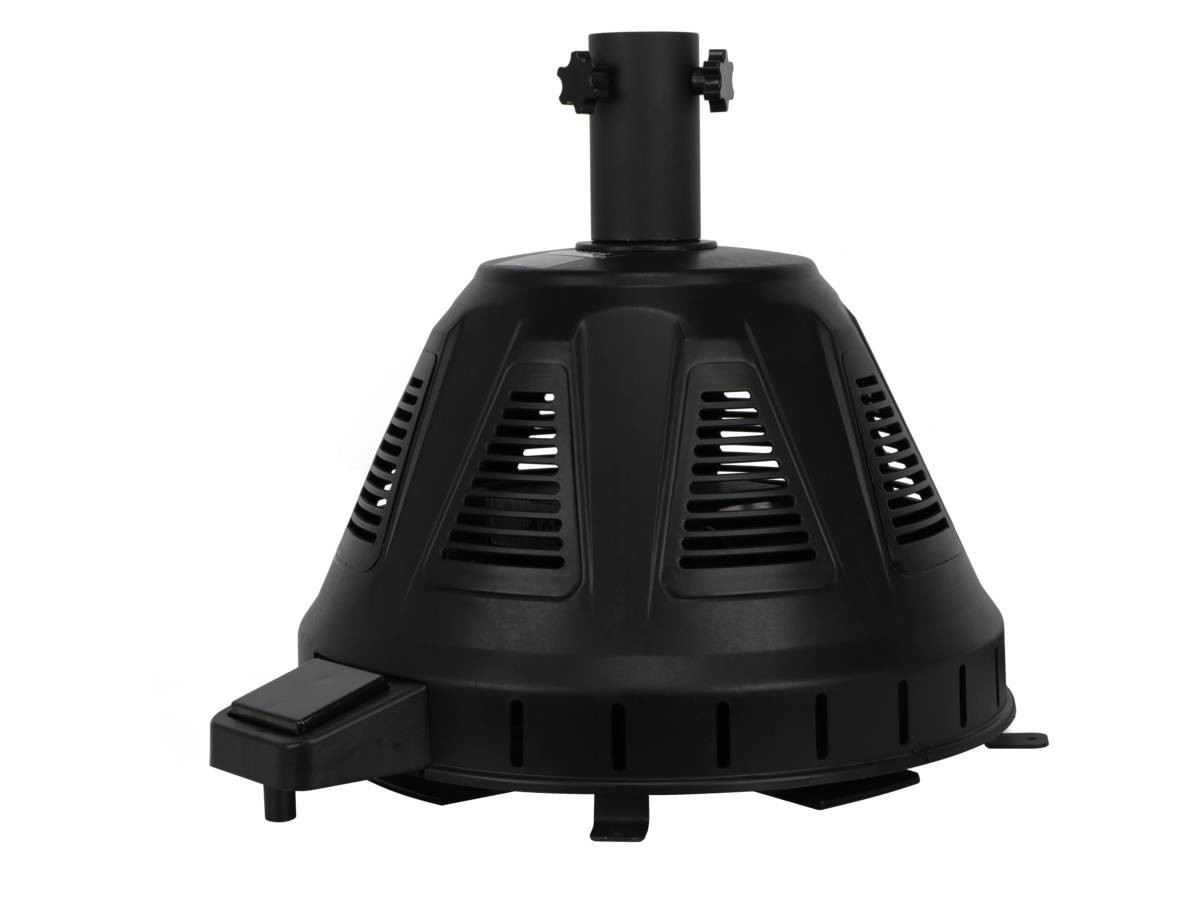 Base aquecedora para guarda-sol "colas" 1500w - preto