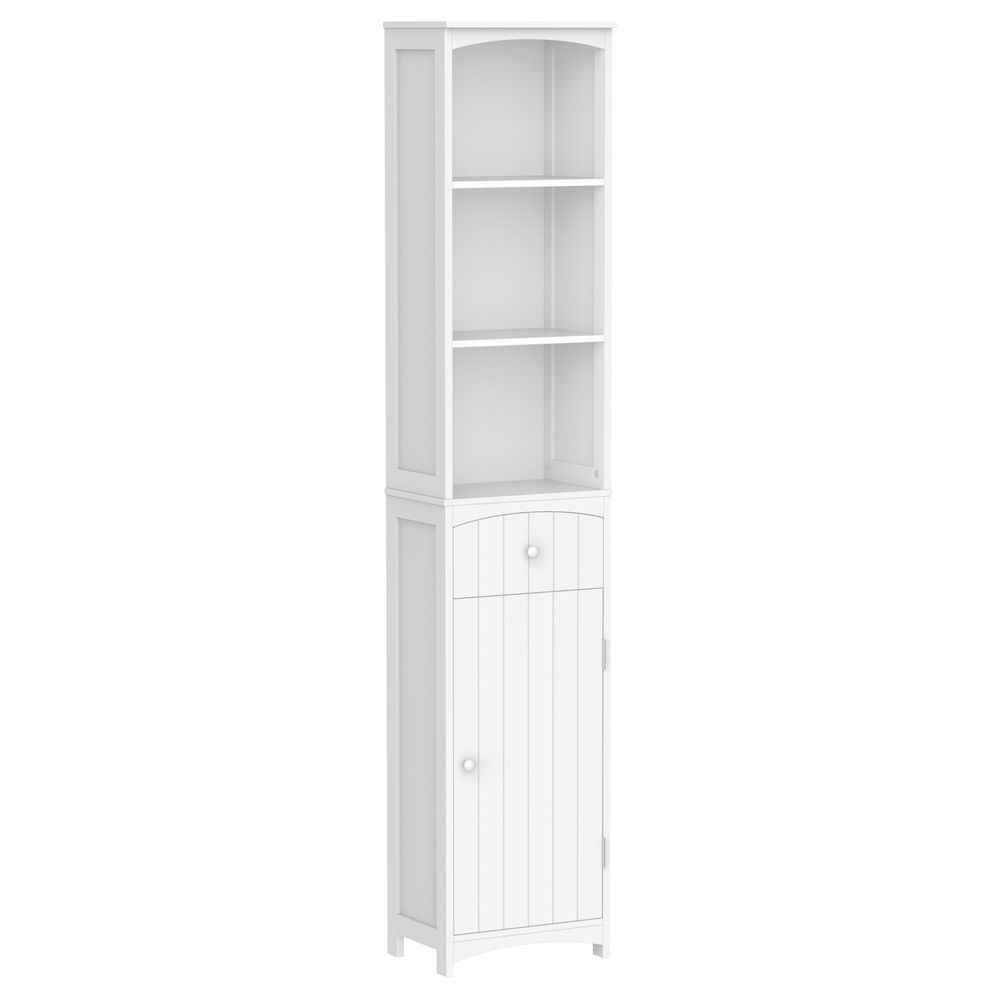Coluna casa de banho 34x24x170 cm mdf color blanco Homcom