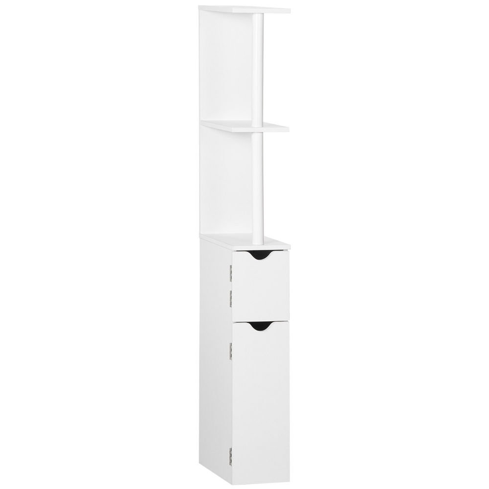 Coluna casa de banho 15,2x29,8x118 cm color blanco kleankin