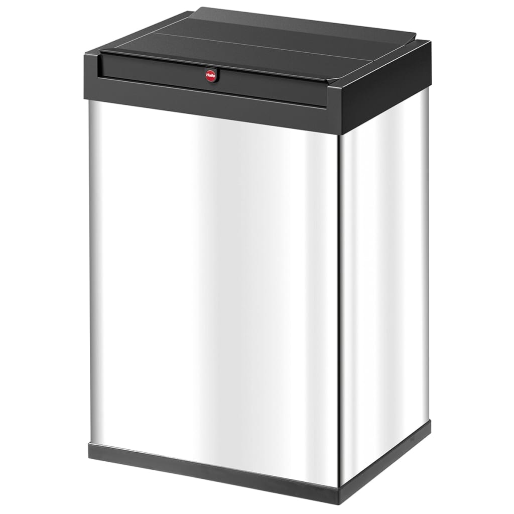 Hailo big-box swing l 0840-111 lixeira 35l aço inoxidável