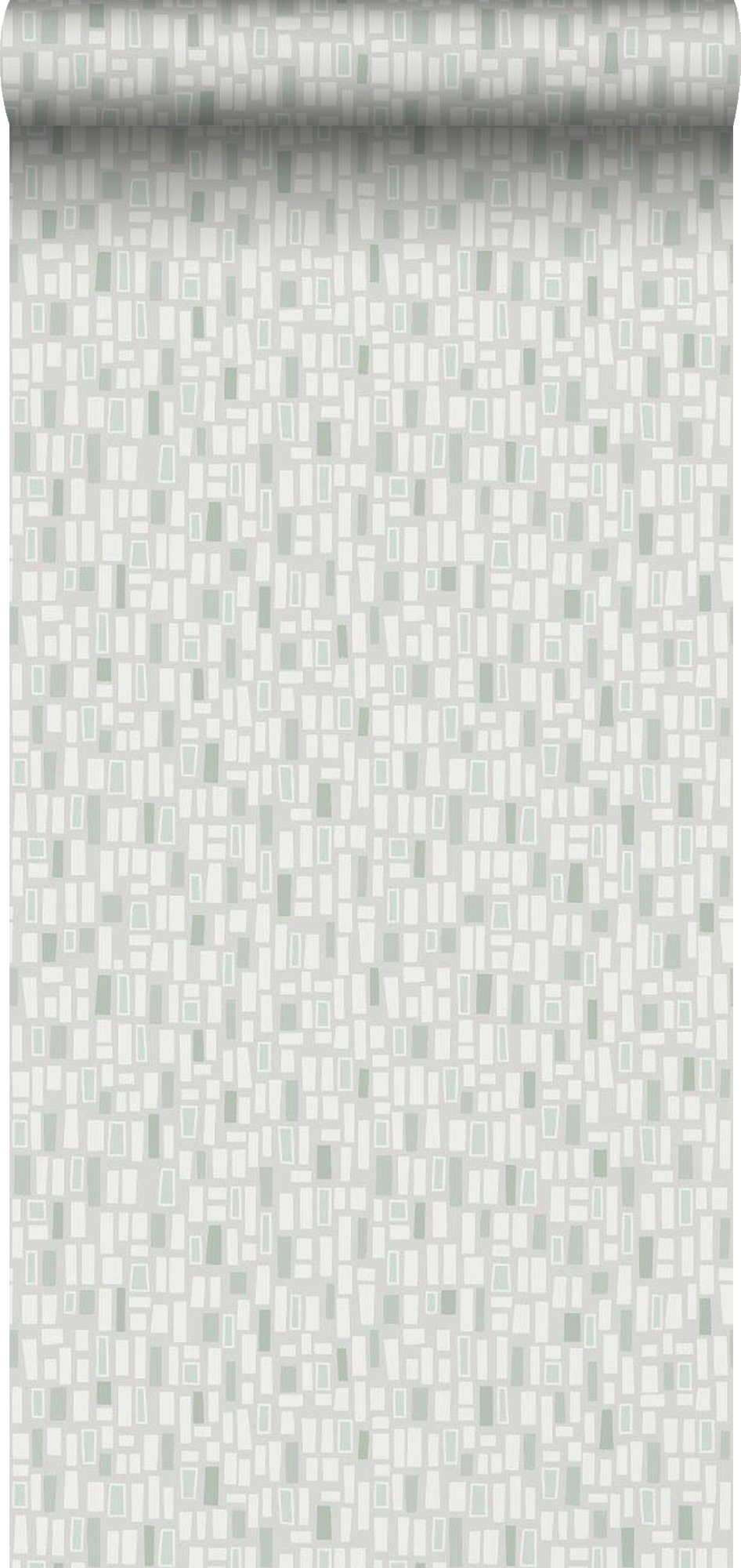 Borastapeter papel de parede motivos geométricos verde - 53 cm x 11.2 m