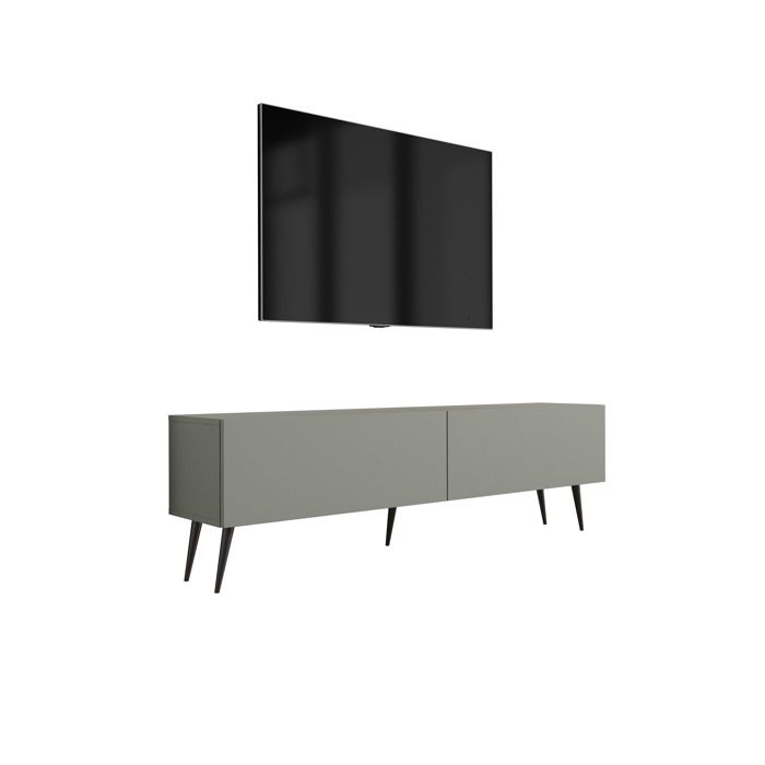 Móvel para tv moderno - verde aloe - painéis 16 mm - 140 x 52 x 32 cm