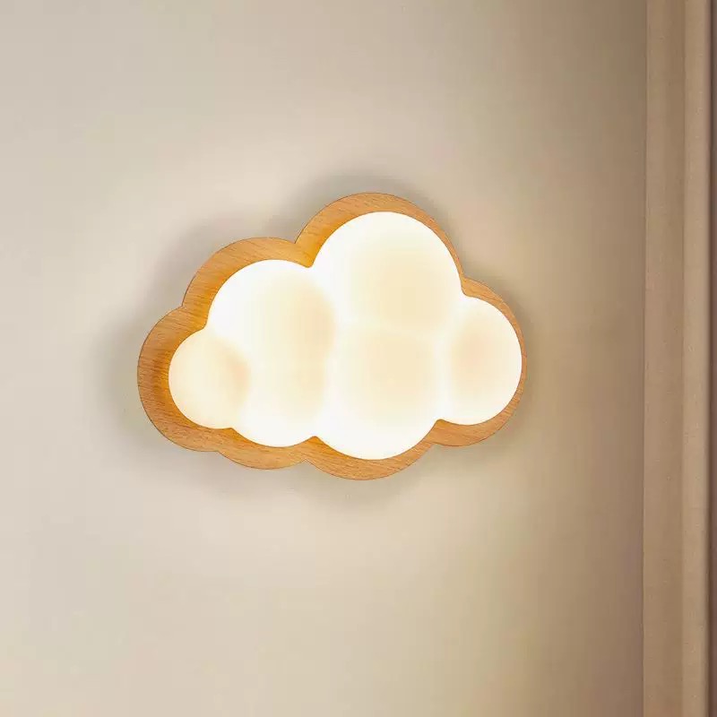 Aplique LED Em Metal Efeito Madeira 7W CCT Luz Tricolor
