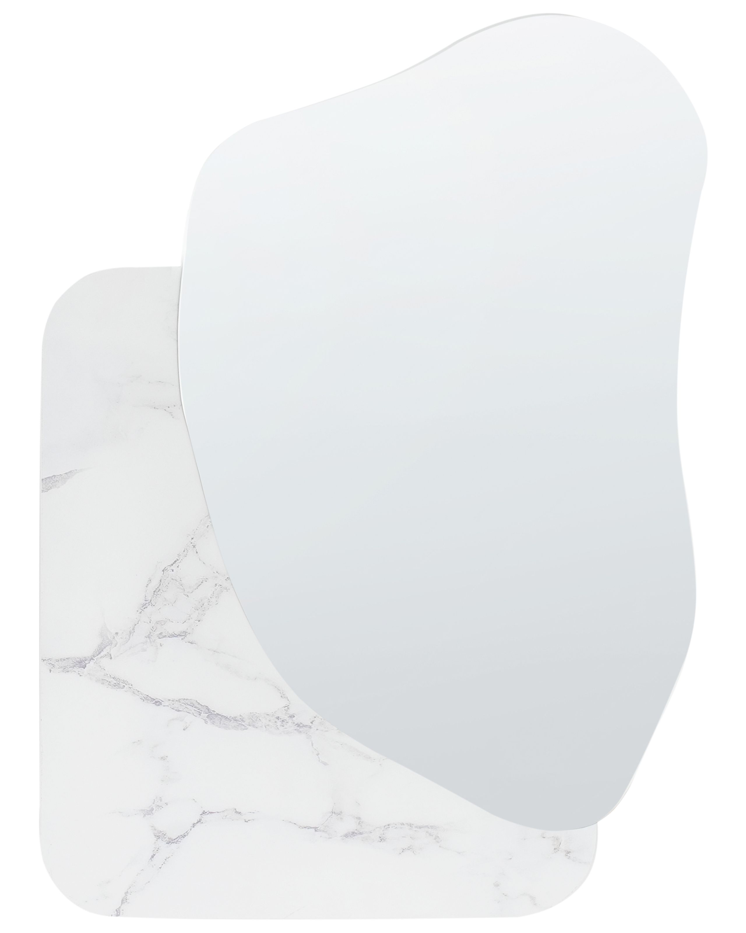 Espelho arvert 60 cm 80 cm mármore branco
