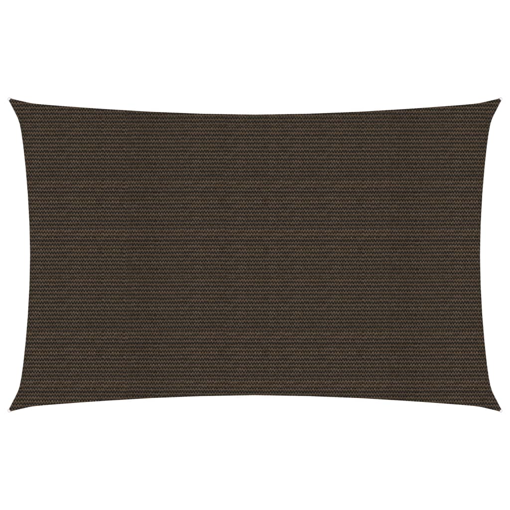 Vela de sombra/parasol 160 g/m² marrón 2 x 5