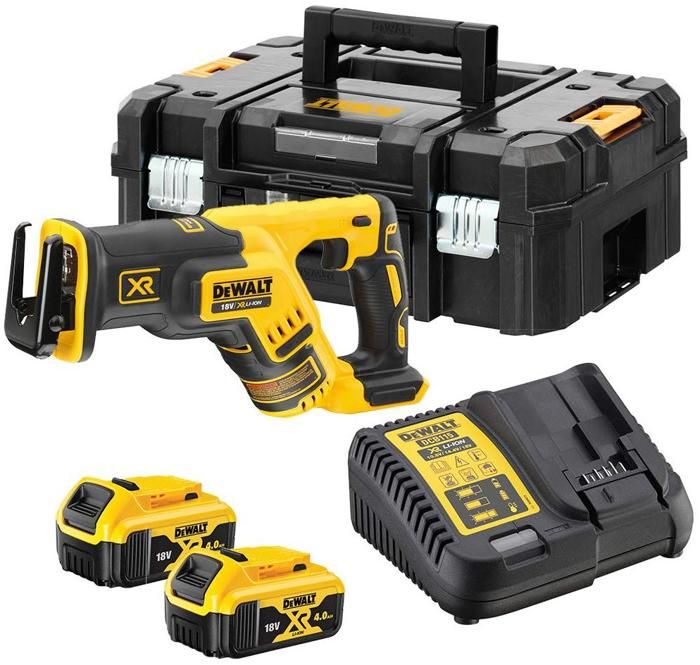Serra sabre compacta xr - Dewalt - com 2 baterias 18v 5.0ah - carregador -