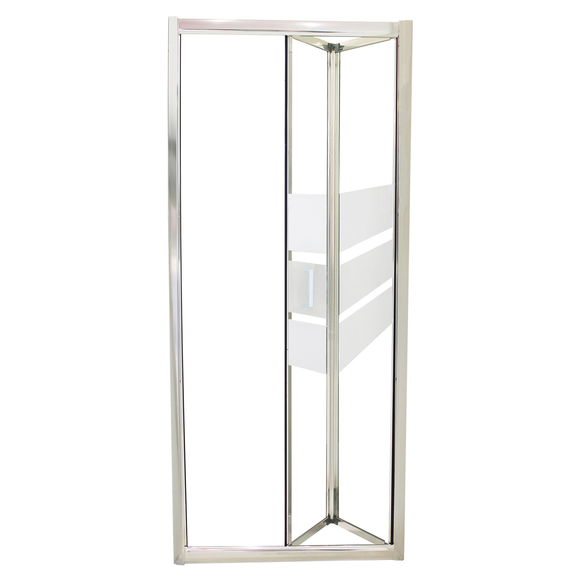 Ondee - porta missi - porta de fole - cromado - 80x185cm