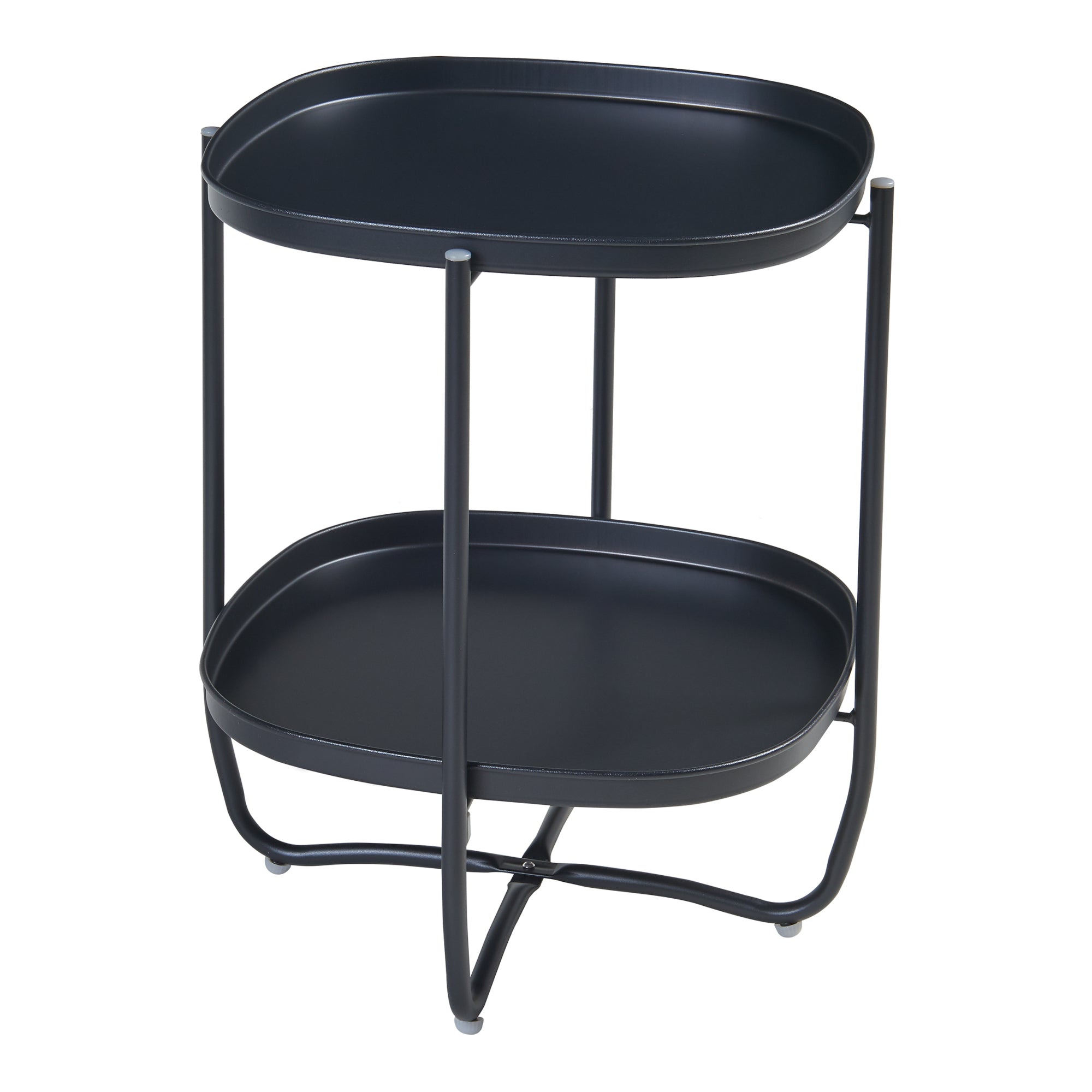 Mesa de centro - helloshop26 - console de apoio - aço laqueado - 58 x 46 x