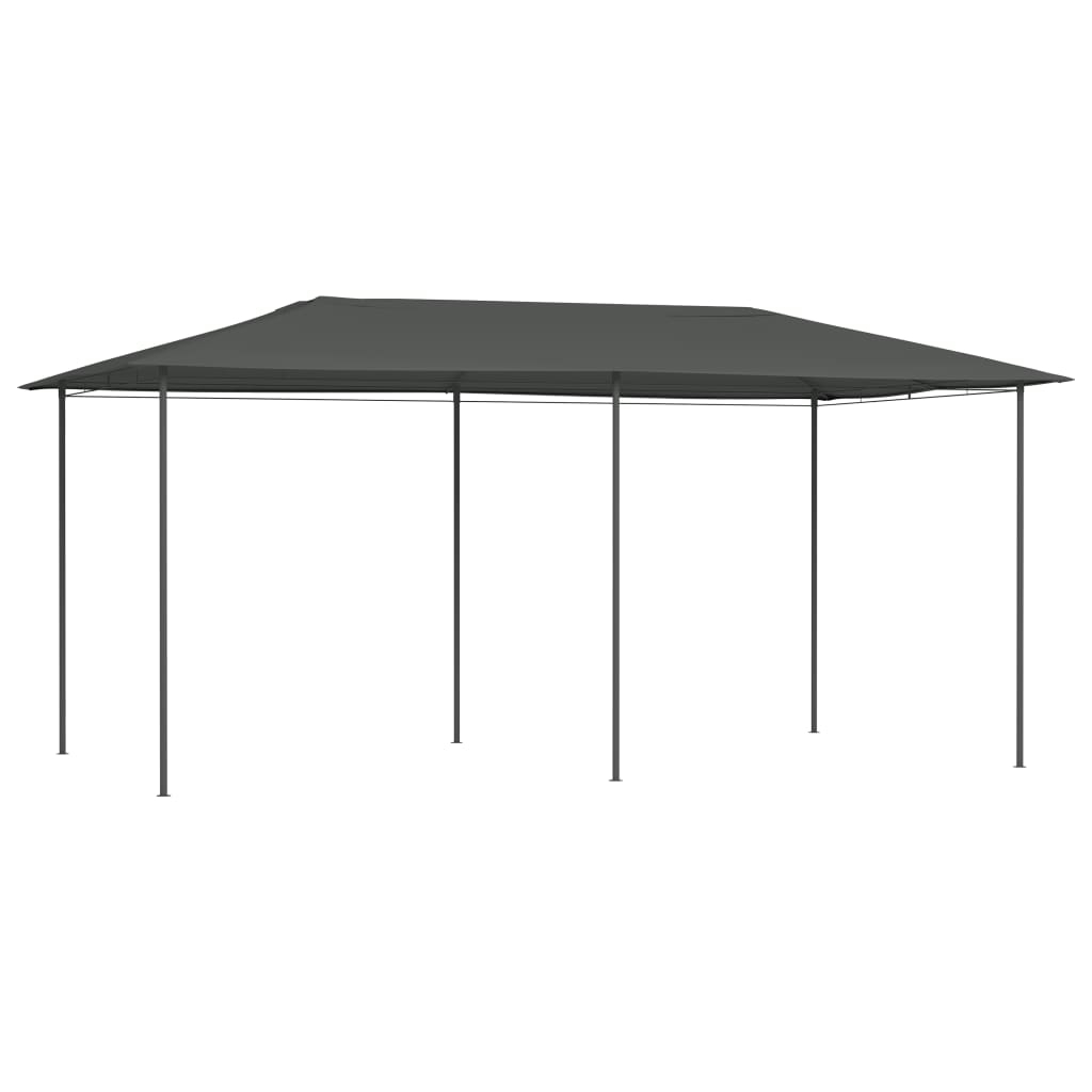 Gazebo 3x6x2,6 m 160 g/m² antracite
