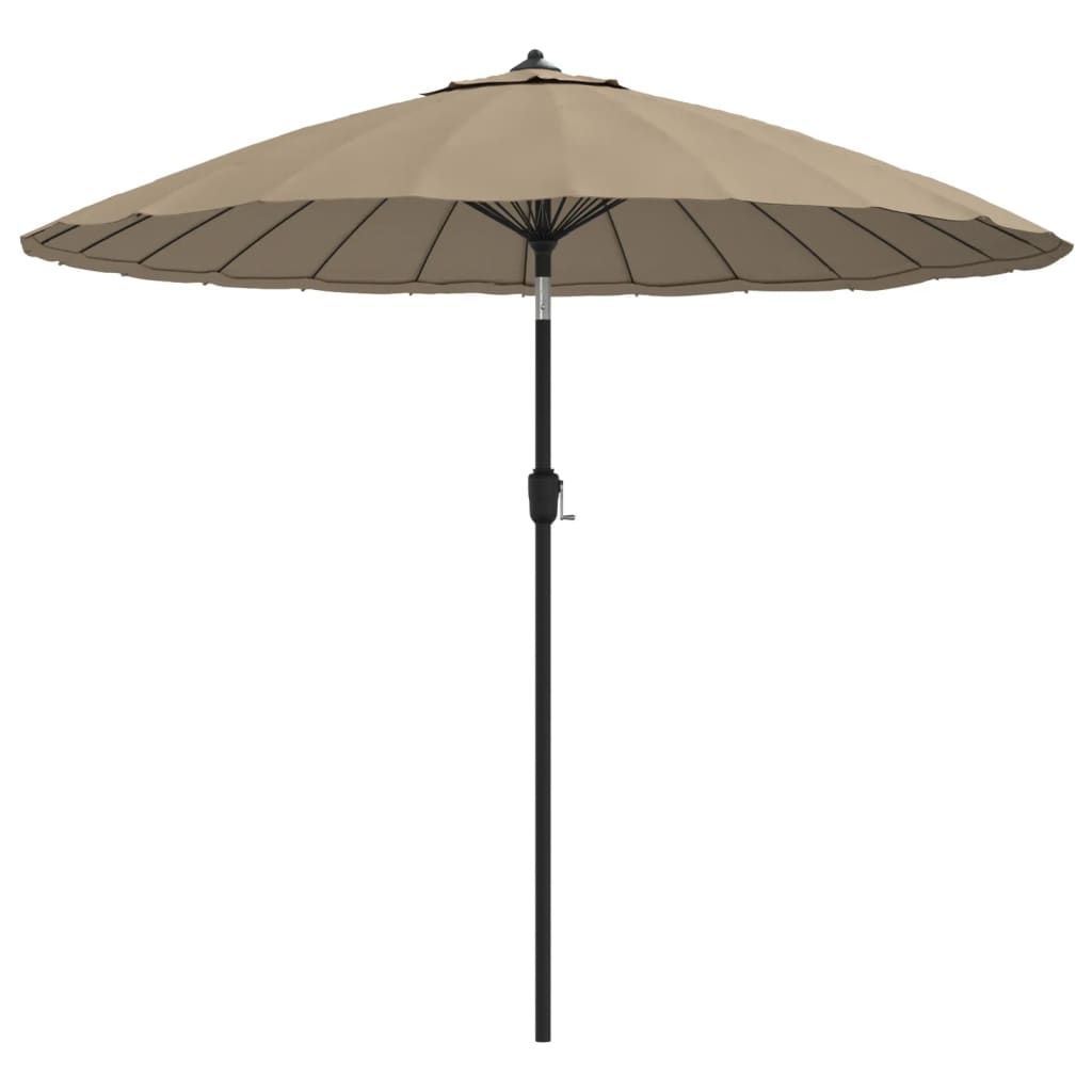 Carrefour - guarda-sol de jardim - taupe - 270 cm