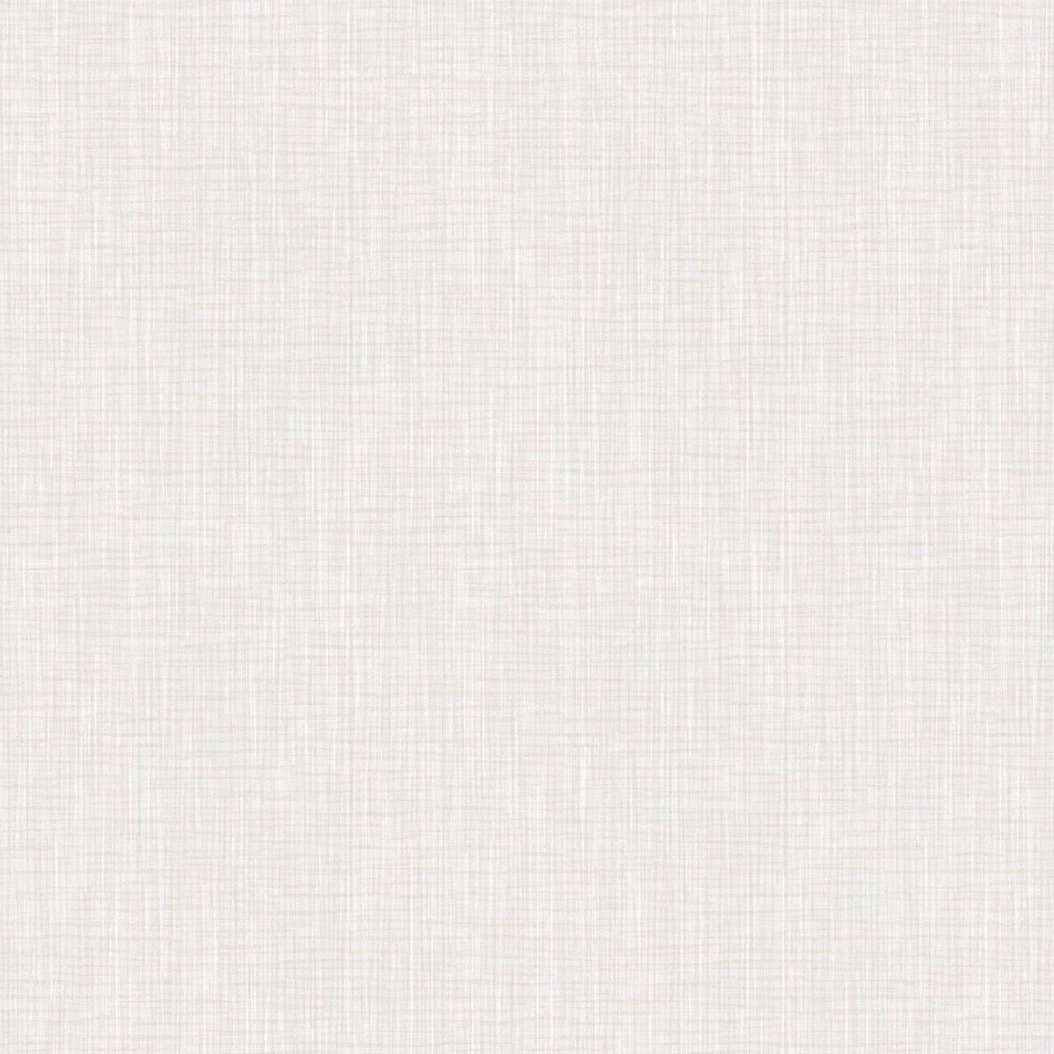 Zambaiti papel de parede textura de linho branco - 106 cm x 10 m - 662465