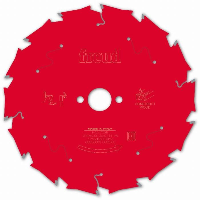Lâmina para serra circular portátil freud - ø165 2/1,3 al20 z14 ba 18° - f0