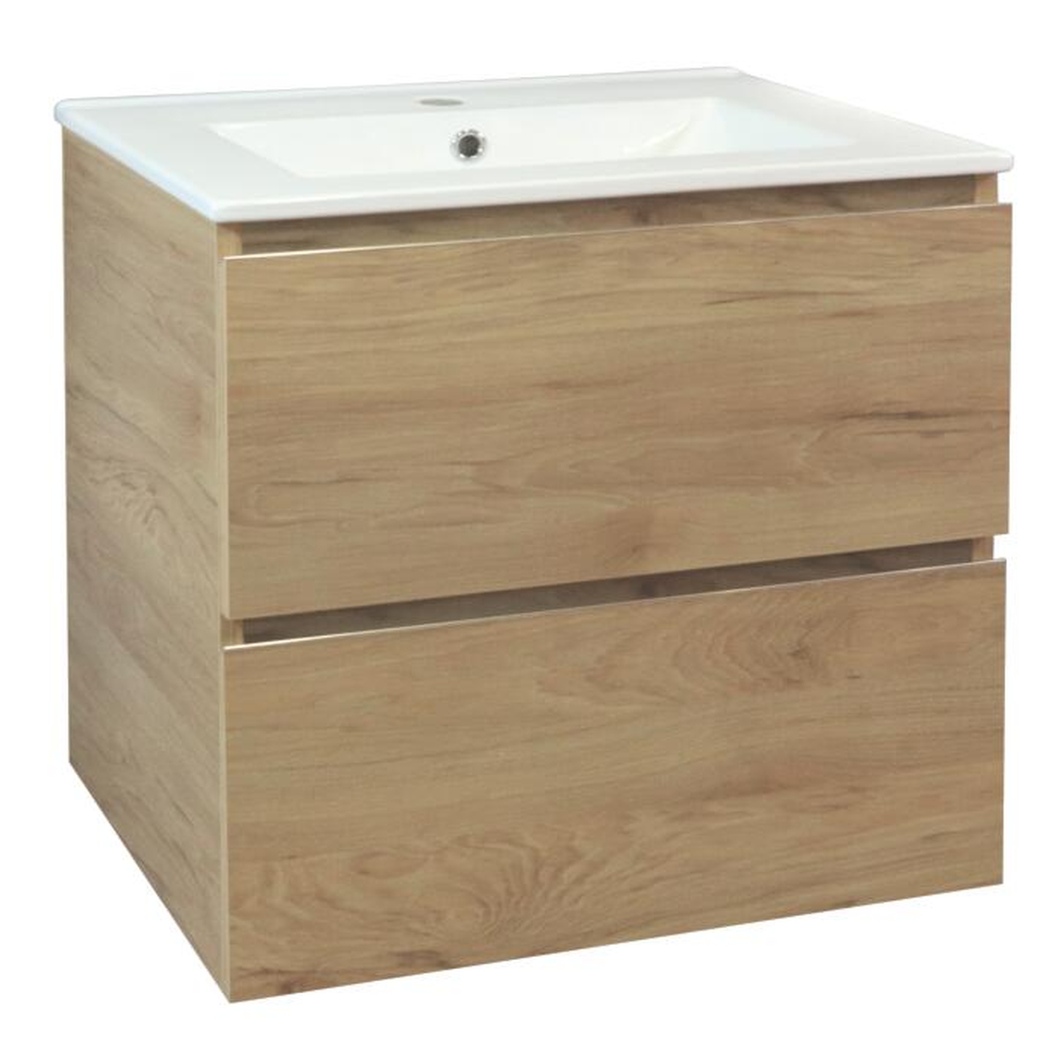 Trendy móvel de parede - 2 gavetas - 60cm - em madeira - lavatório