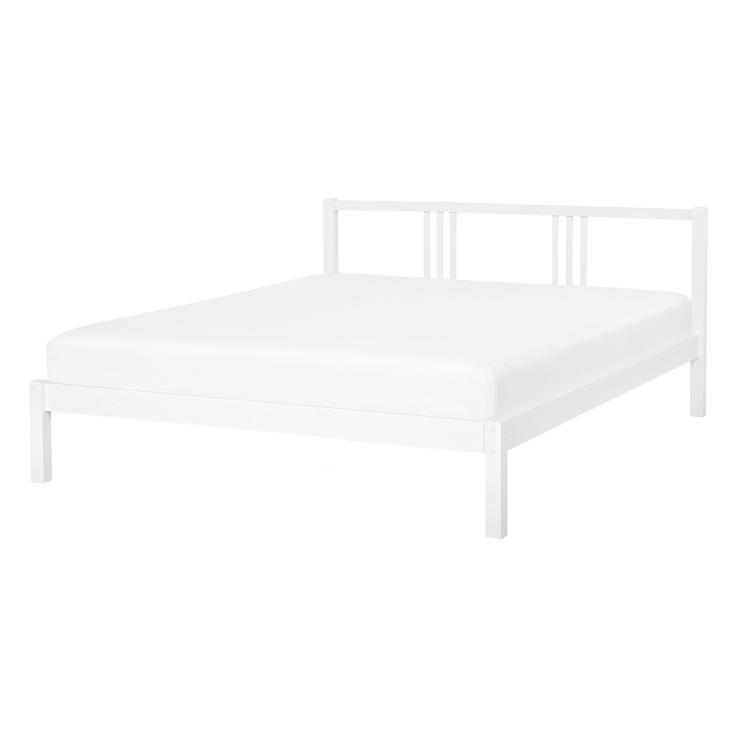Cama madeira de pinho vannes 140 x 200 cm branco