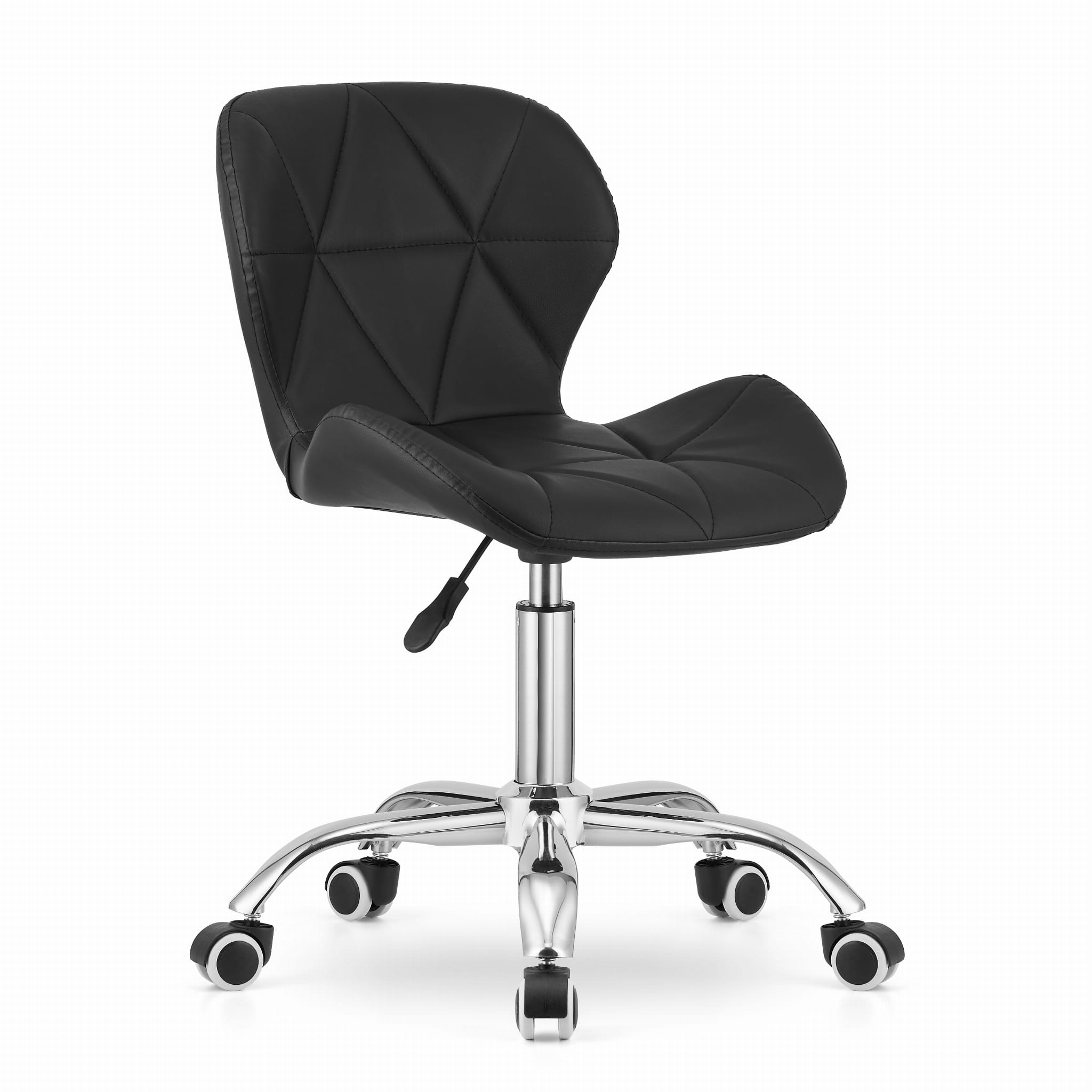 Cadeira giratória ergonômica valora avola preta para escritório