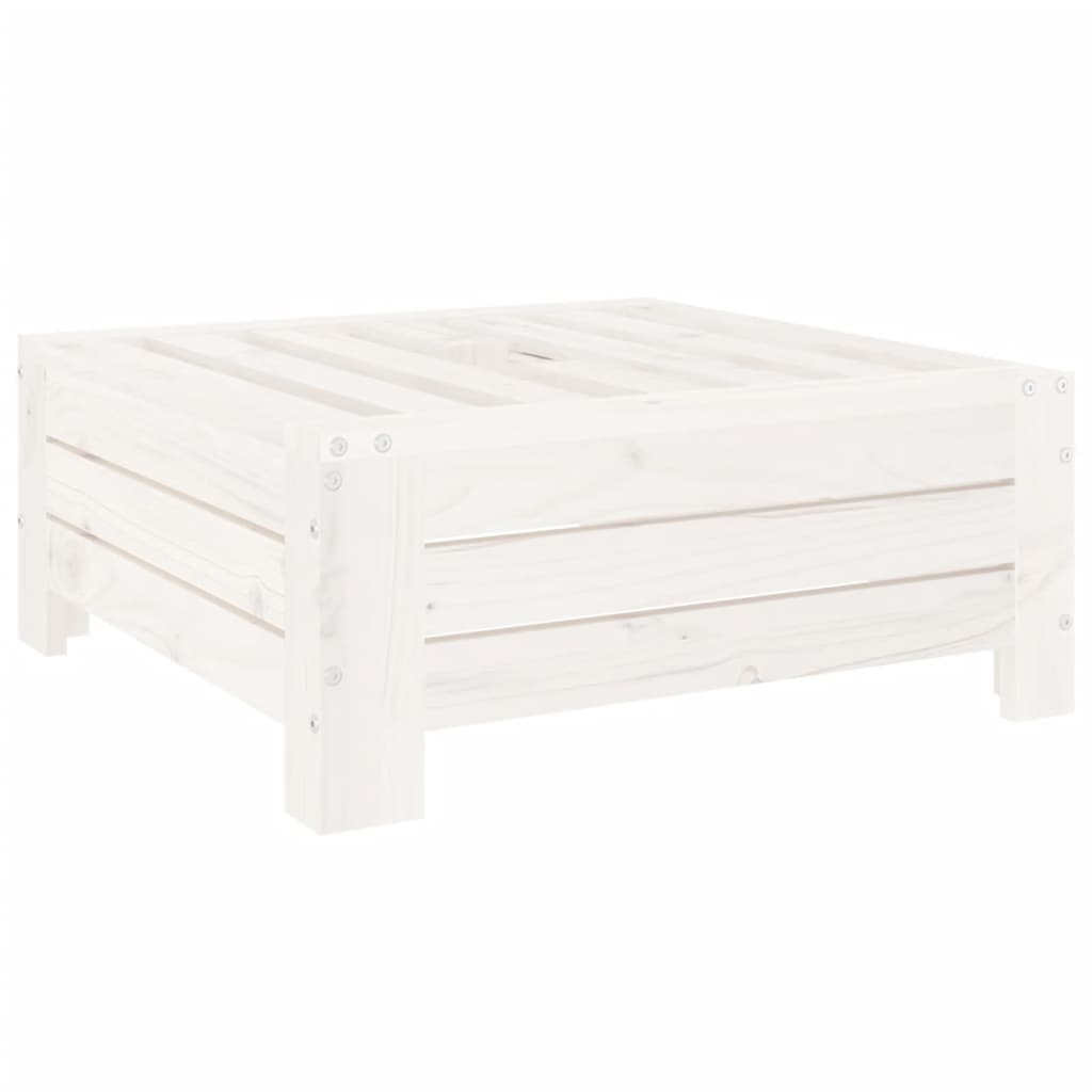 Cobertura p/ base de guarda-sol madeira de pinho maciça branco