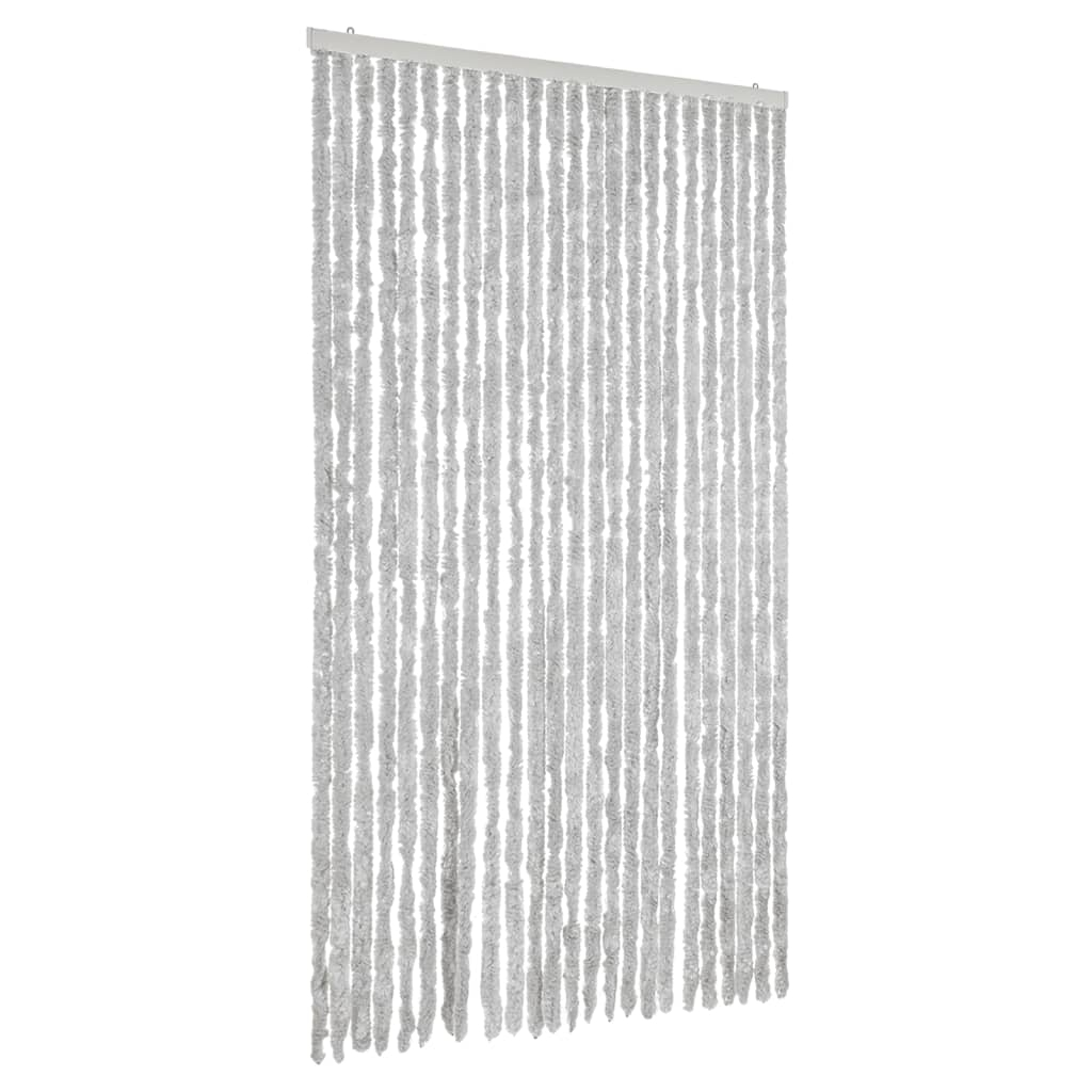 Cortina anti-insetos 100x200 cm chenille cinzento