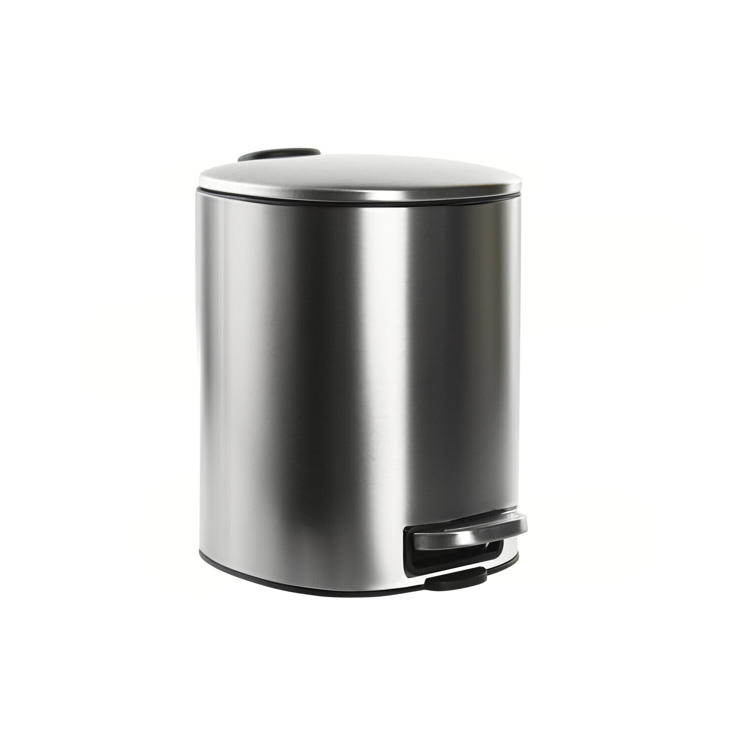 Lixeira de aço inoxidável pp 20x25x27 5l prata