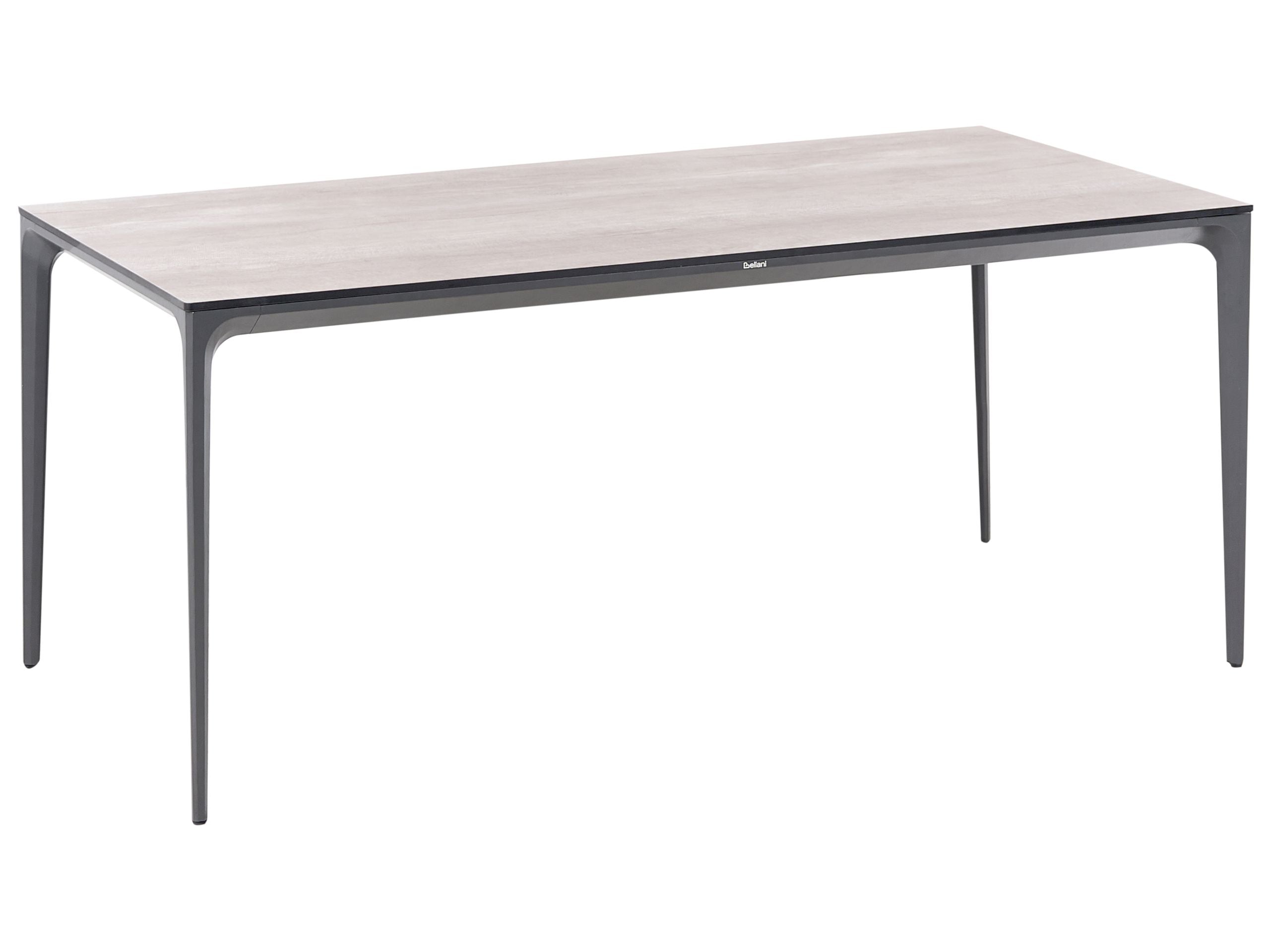 Mesa de jantar termolaminado de alta pressão (hpl) cinzento sovareto
