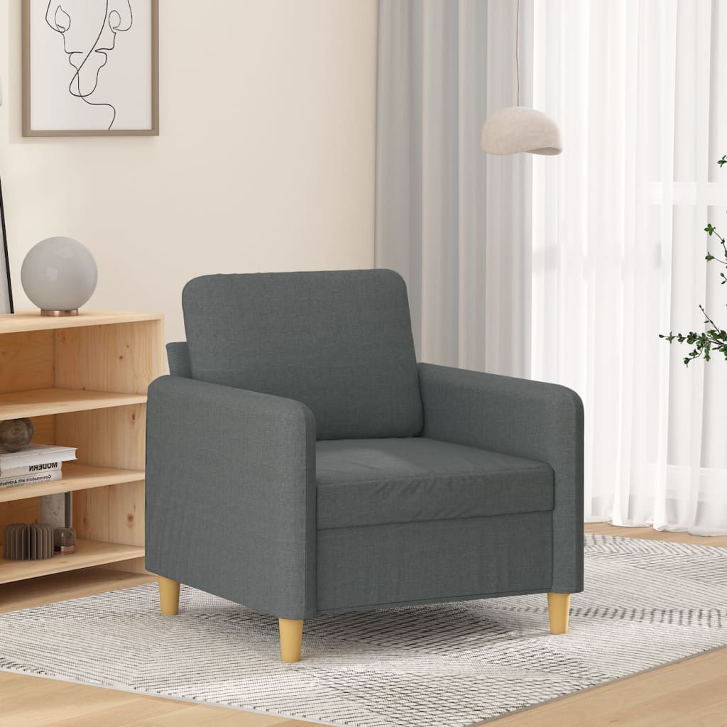 Poltrona 60 cm tecido cinzento-escuro ewg6494