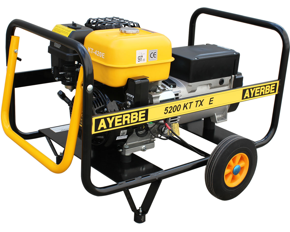 Ayerbe-5430035- 5200 kt tx gerador kiotsu trifásico com partida elétrica
