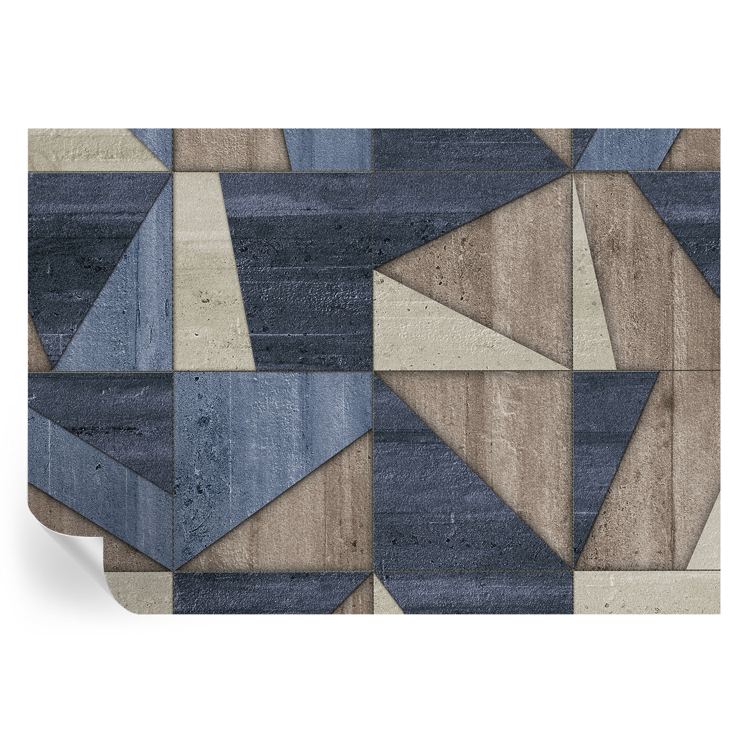 Papel de parede autocolante padrões geométricos 208x146 tulup