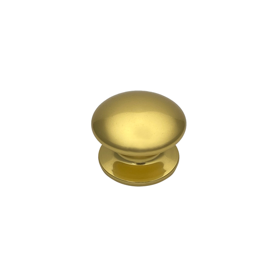 Puxador fixo para porta, d: 80 mm, em alumínio dourado polido