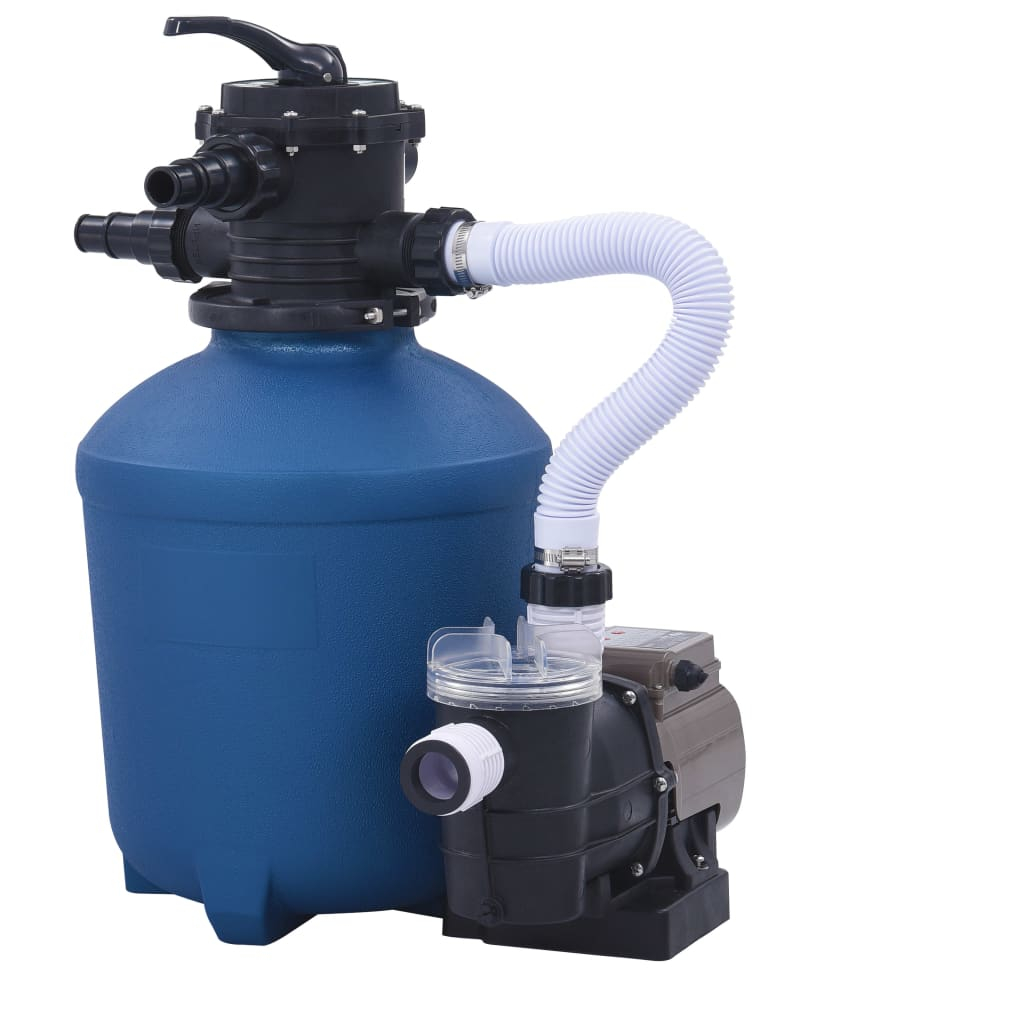 Bomba de filtro de areia vidaxl com temporizador 530 w 10.980 l/h