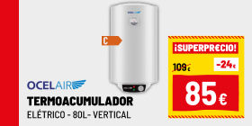 Termoacumulador el&eacute;trico 80L vertical Ocelair